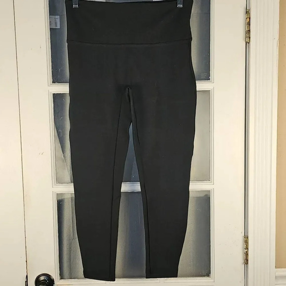 Spanx Womens Black Ponte Ankle Leggings XL - Picture 1 of 5